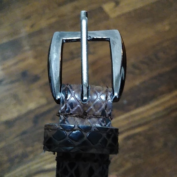 Reptile Snake Skin Belt Sz M 12 - Picture 6 of 6